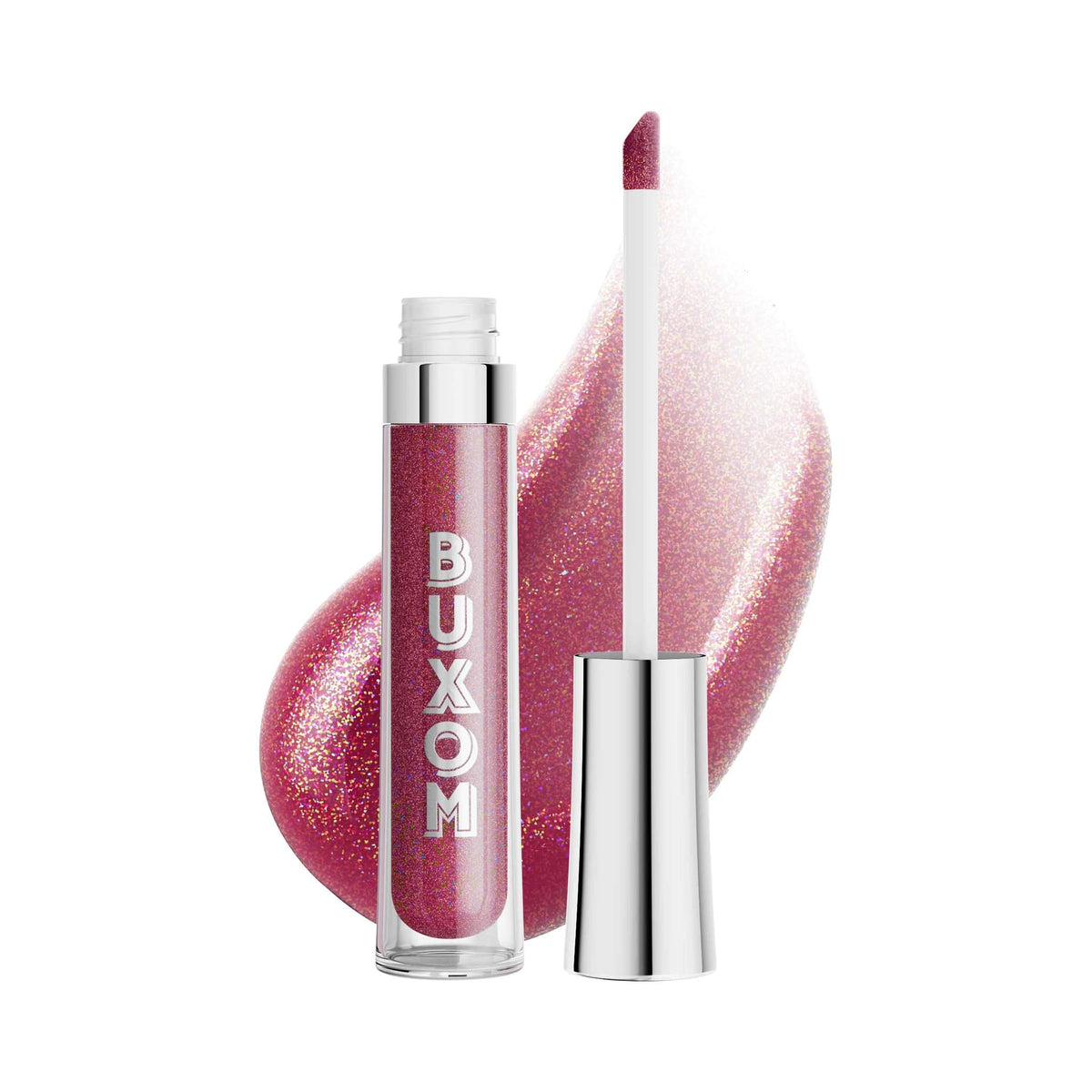 Buxom Full-On Lip Polish Brandi bottle with bold glossy finish for instant glam.