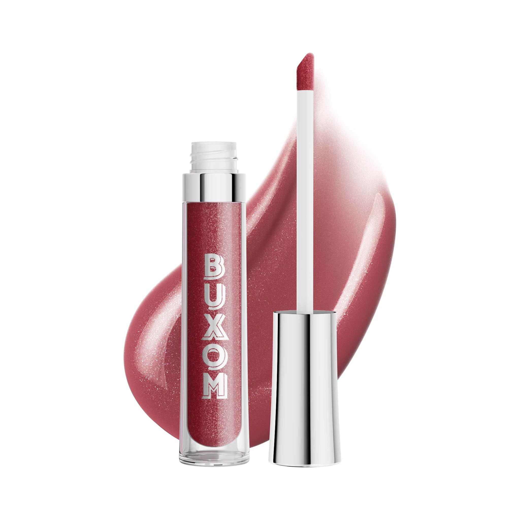 Buxom Gabby lip polish bottle with high-shine shimmer for bold lips.
