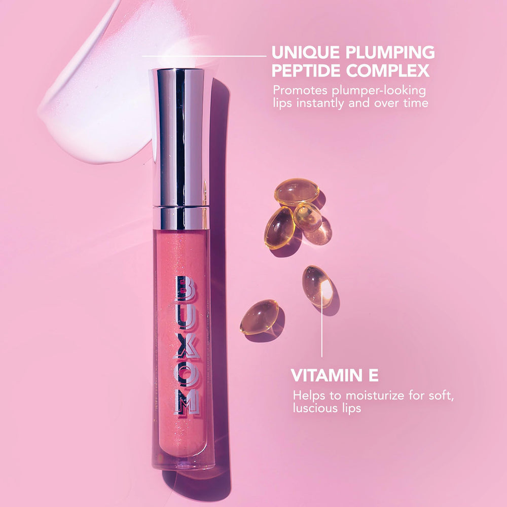 Buxom Kimberly pearlescent finish captures glamorous glow on lips