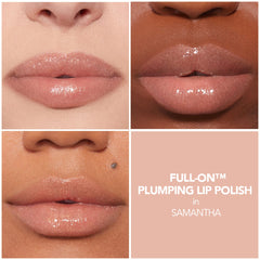 Buxom Samantha lip polish application image demonstrates smooth, precise glide for one-swipe color
