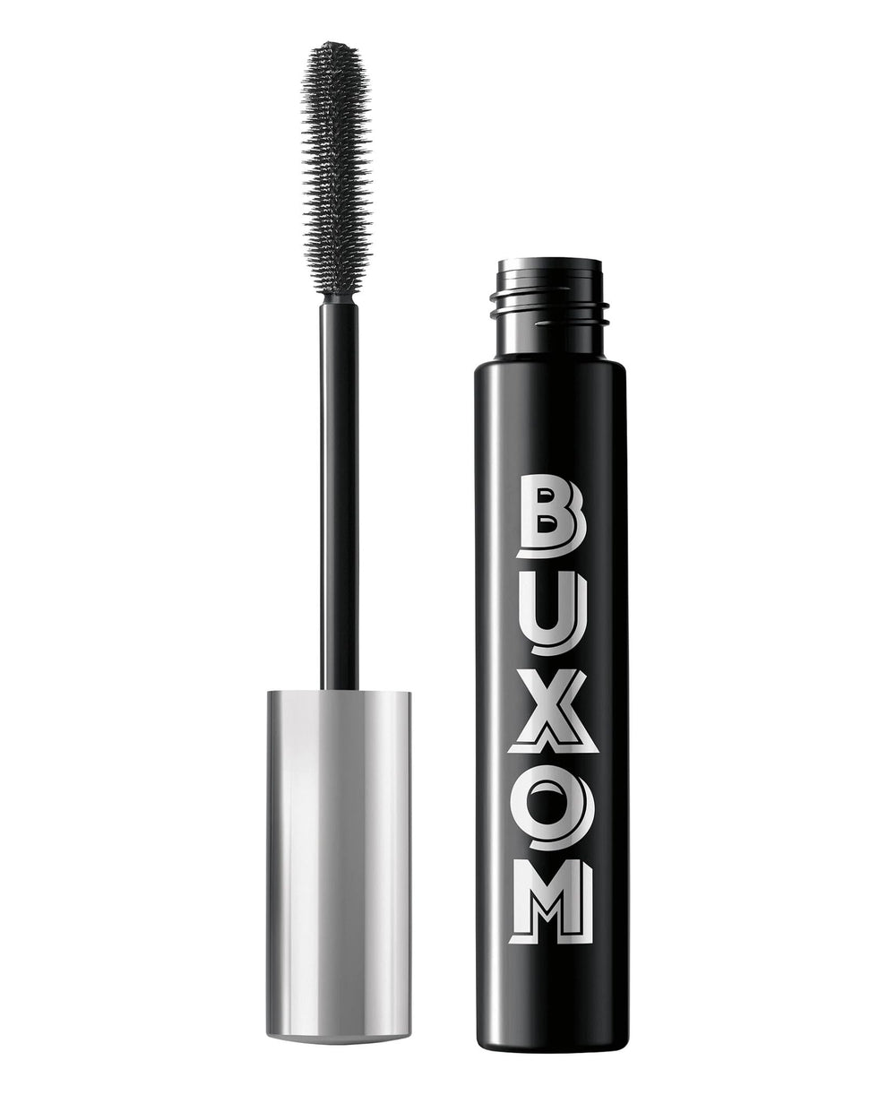 BUXOM Lash Volumizing Mascara full-size bottle in Blackest Black for dramatic eyes