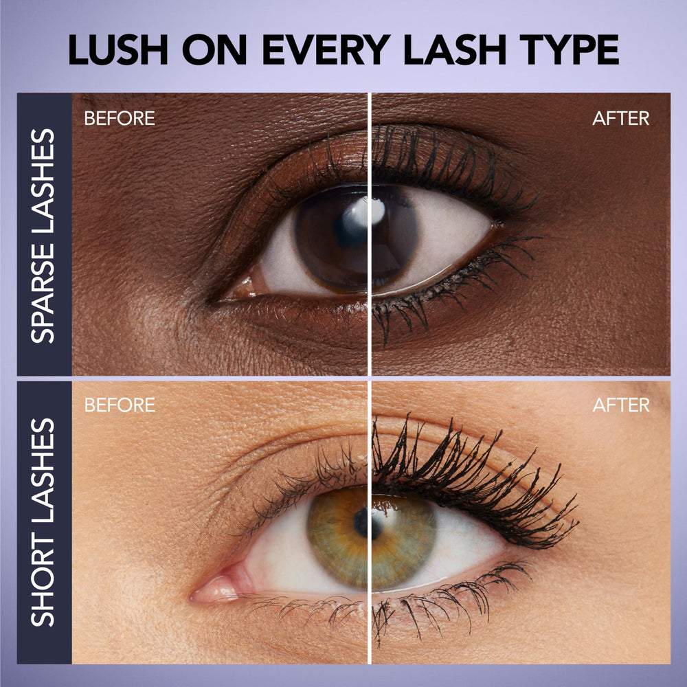 BUXOM Lash Volumizing Mascara wand closeup reveals precision brush for instant volume