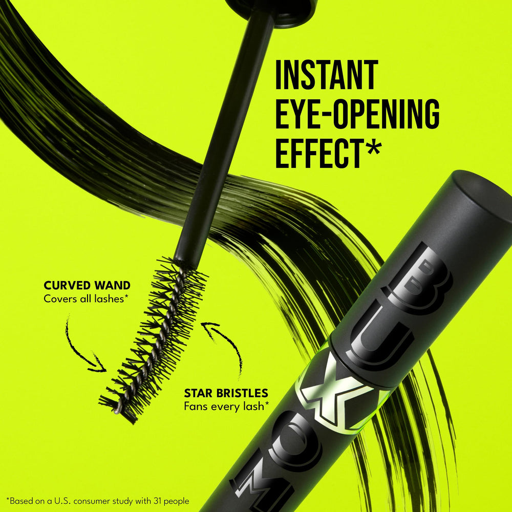 BUXOM Lash Xtension Lift Mascara easy removal with warm water, no harsh rubbing.