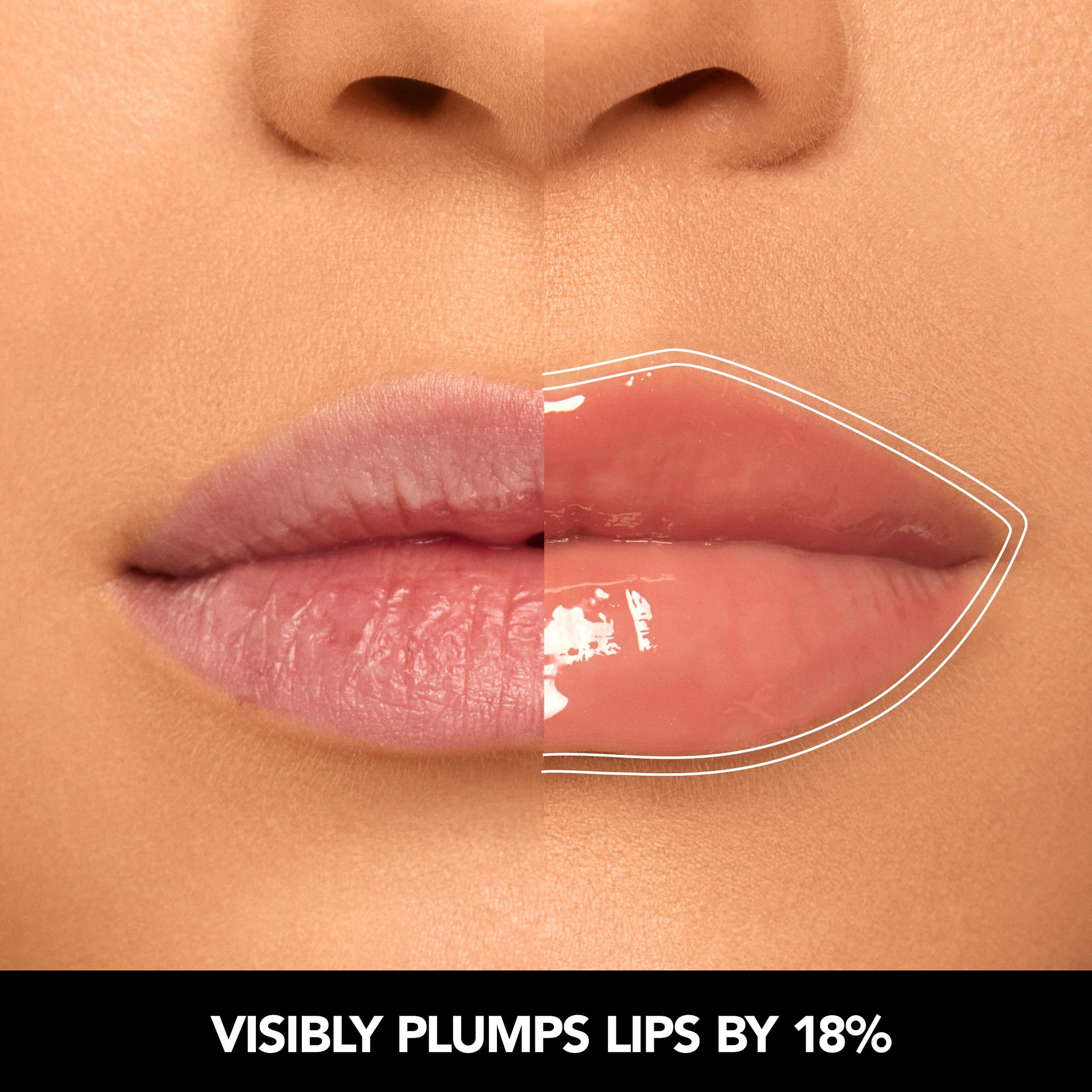 Buxom Plump Shot gloss on lips during routine for plump shine.