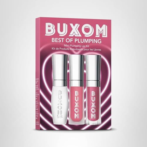 Buxom Plump Shot peptides lip serum dispense closeup shows easy application.