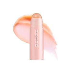 BUXOM Power-Full Plumping Lip Balm Big O applied for natural tint and hydration