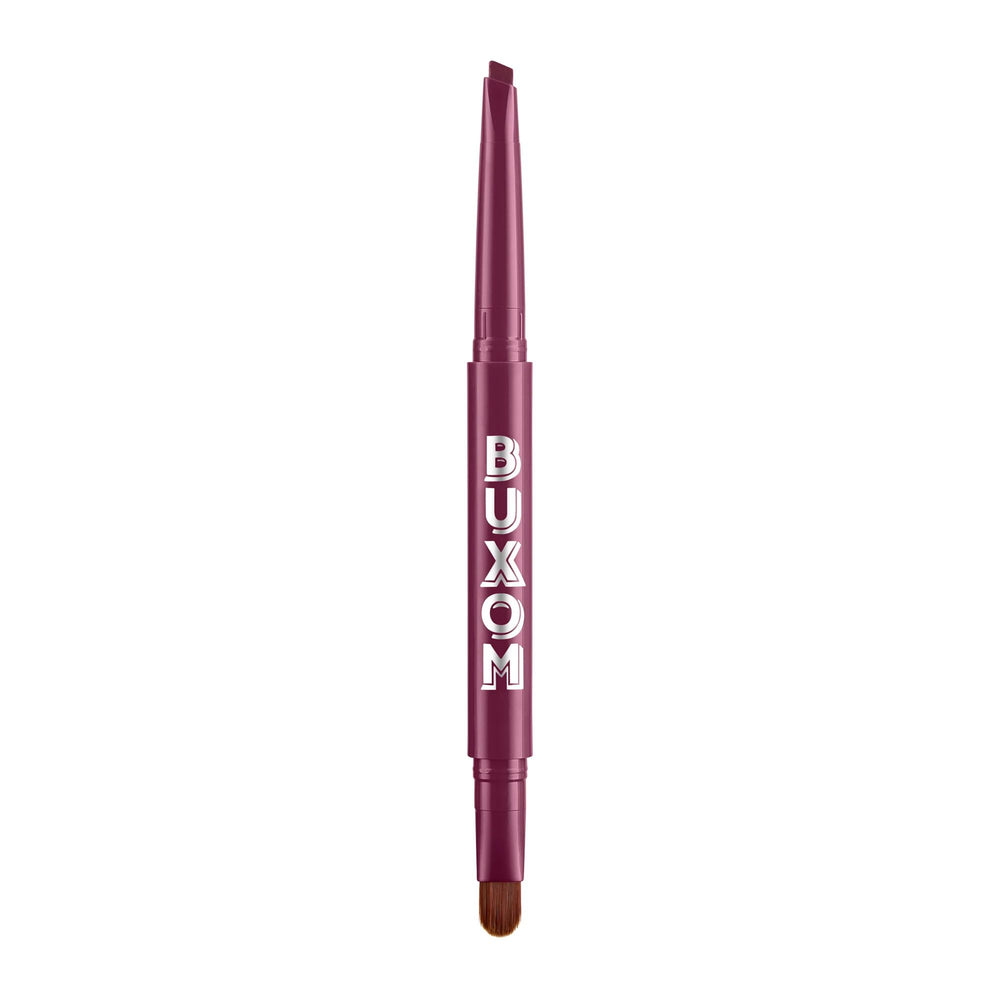 Buxom Power Line Plumping Lip Liner sharp chiselled tip for precise definition.