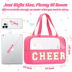 BuyCard Cheer Chenille Letter Bag showcases chenille texture that feels soft and plush for daily routines.