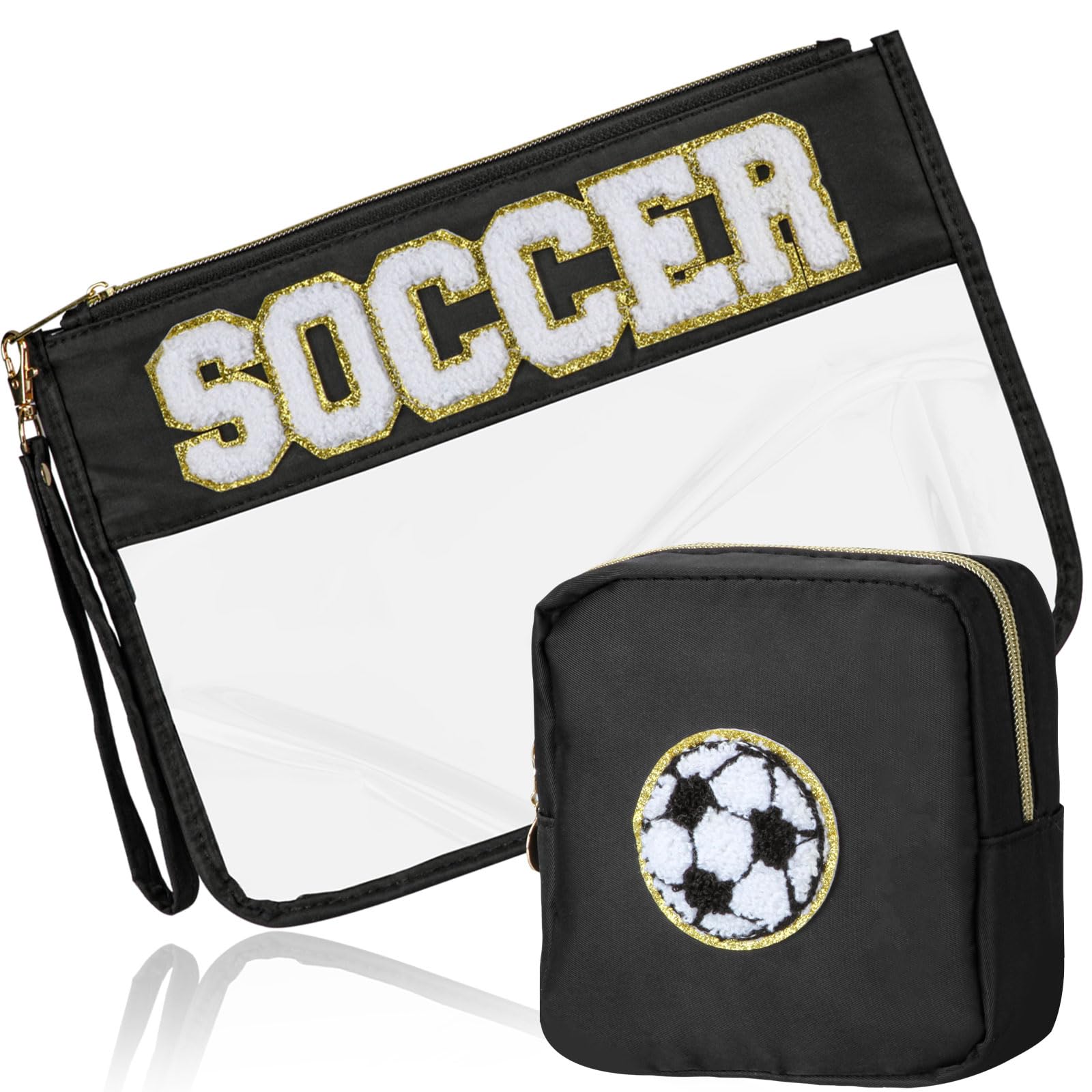 BuyCard soccer gifts bag set with compact organizer for on-the-go travel