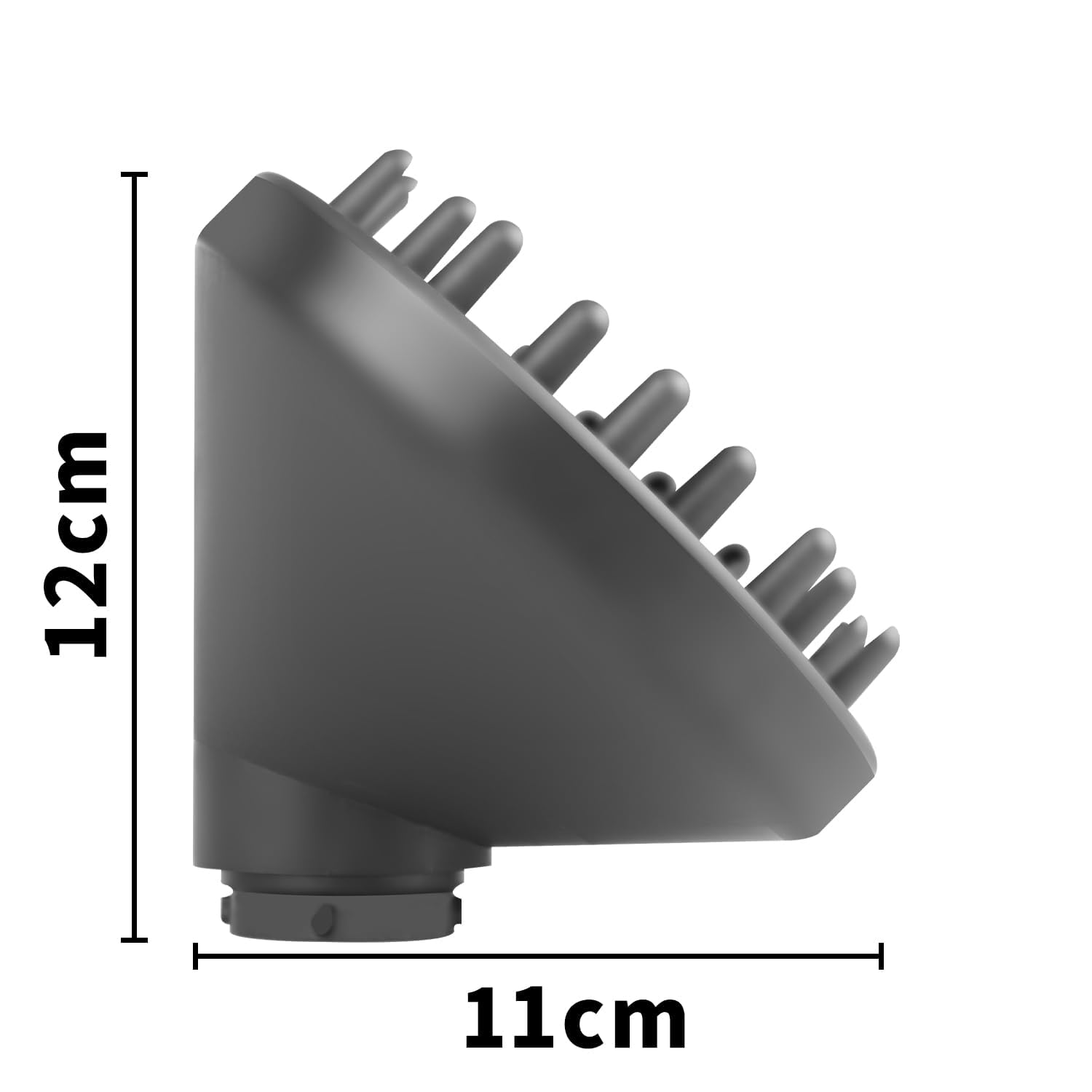 BVACUMHEAD premium materials in grey finish for durable styling sessions
