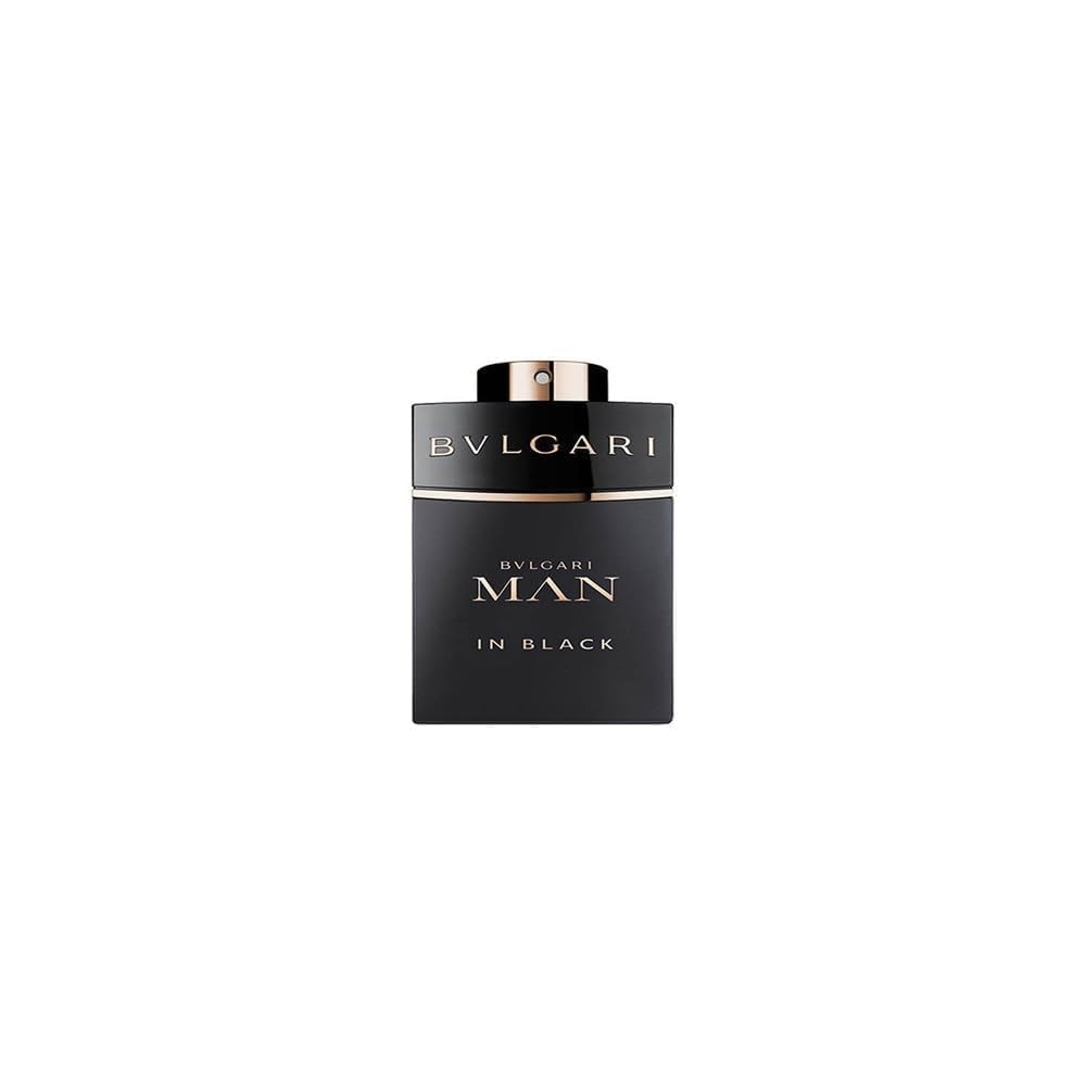 BVLGARI Man in Black leather and wood base for lasting impression