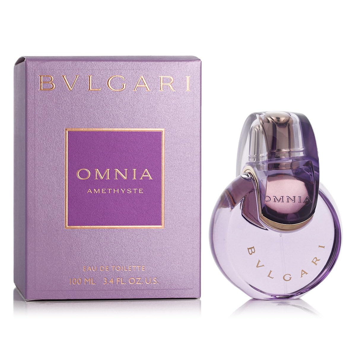 BVLGARI Omnia Amethyste bottle front, ideal for casual daytime wear.
