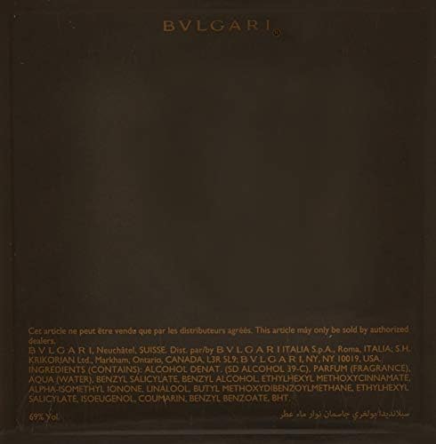 BVLGARI Splendida Jasmin Noir bottle on vanity conveys night out elegance.