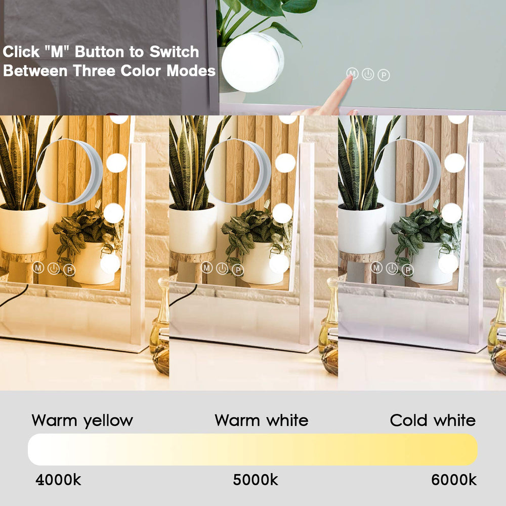 BWLLNI vanity-mirror-dimmable-led-bulbs provides customizable lighting for day, warm, or cool tones
