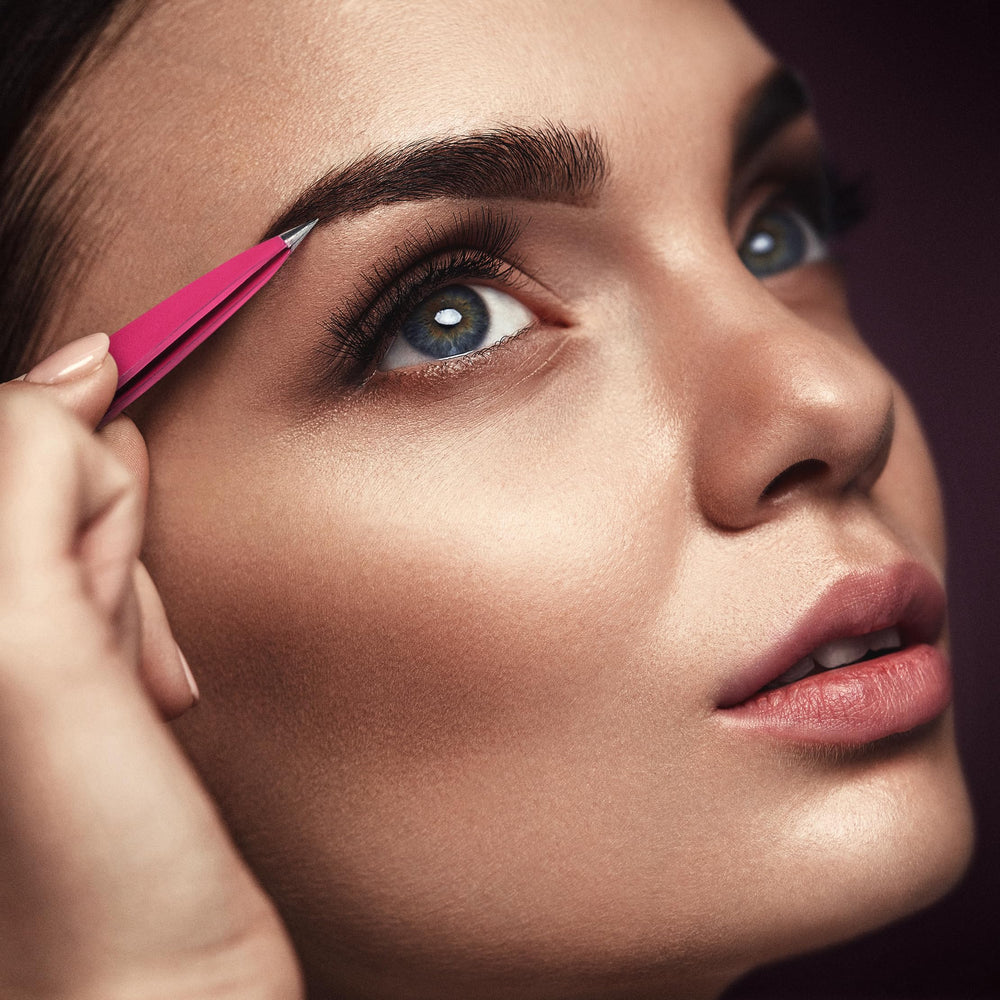 By MILLY pointed tweezers eyebrow pluck for clean brows