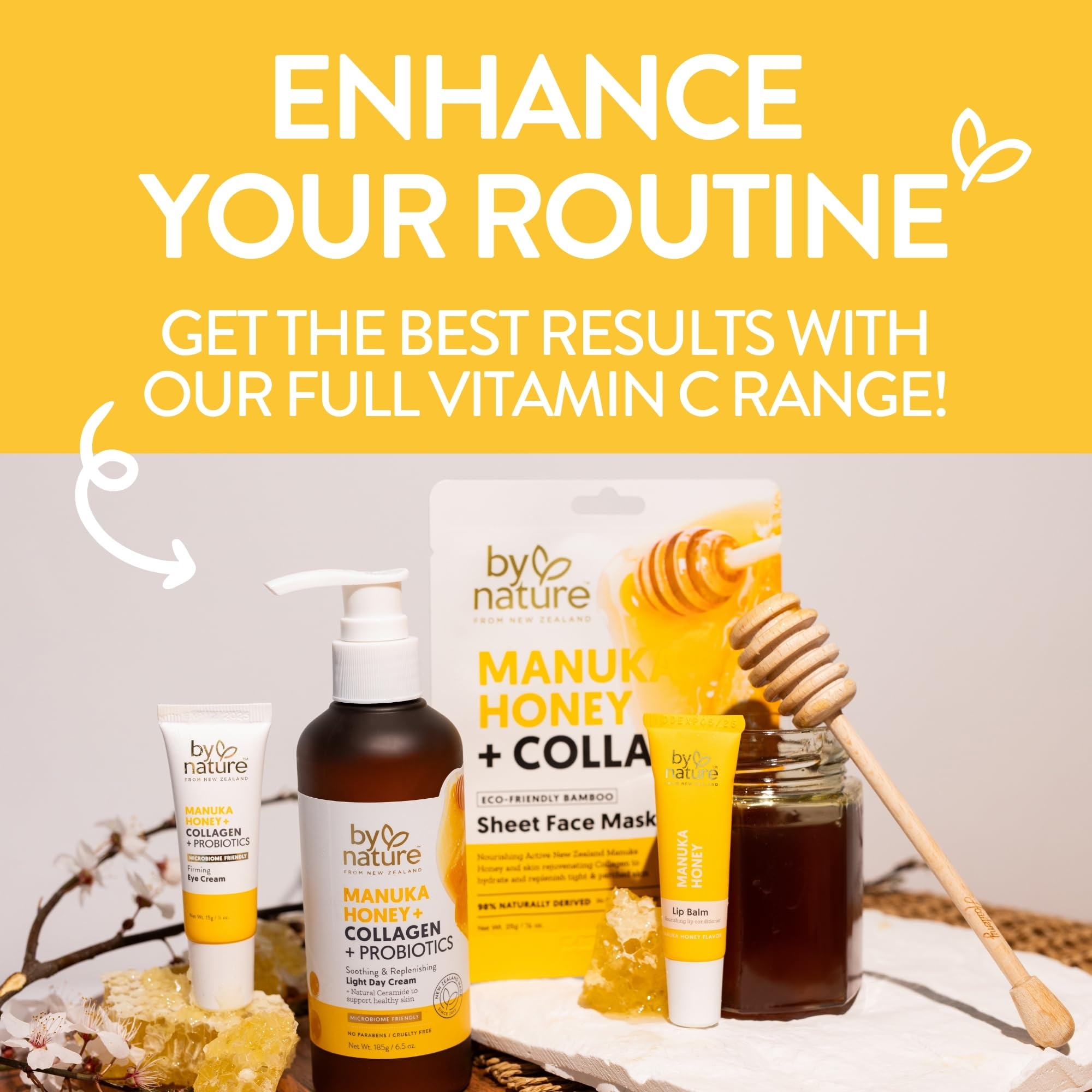 By Nature Day Cream daily routine photo suggests easy morning skincare steps