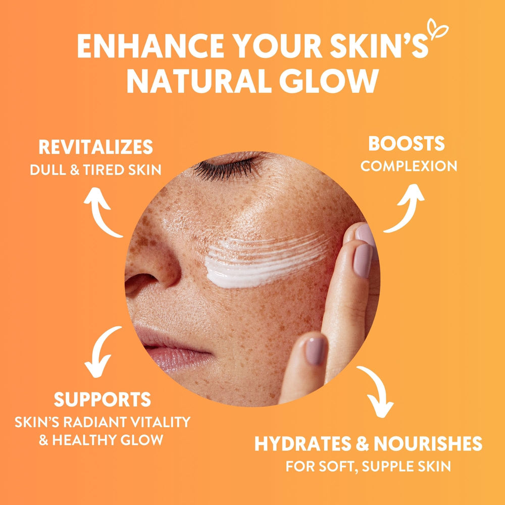 By Nature Vitamin C + Collagen Serum packaging highlights cruelty-free, paraben-free formula.