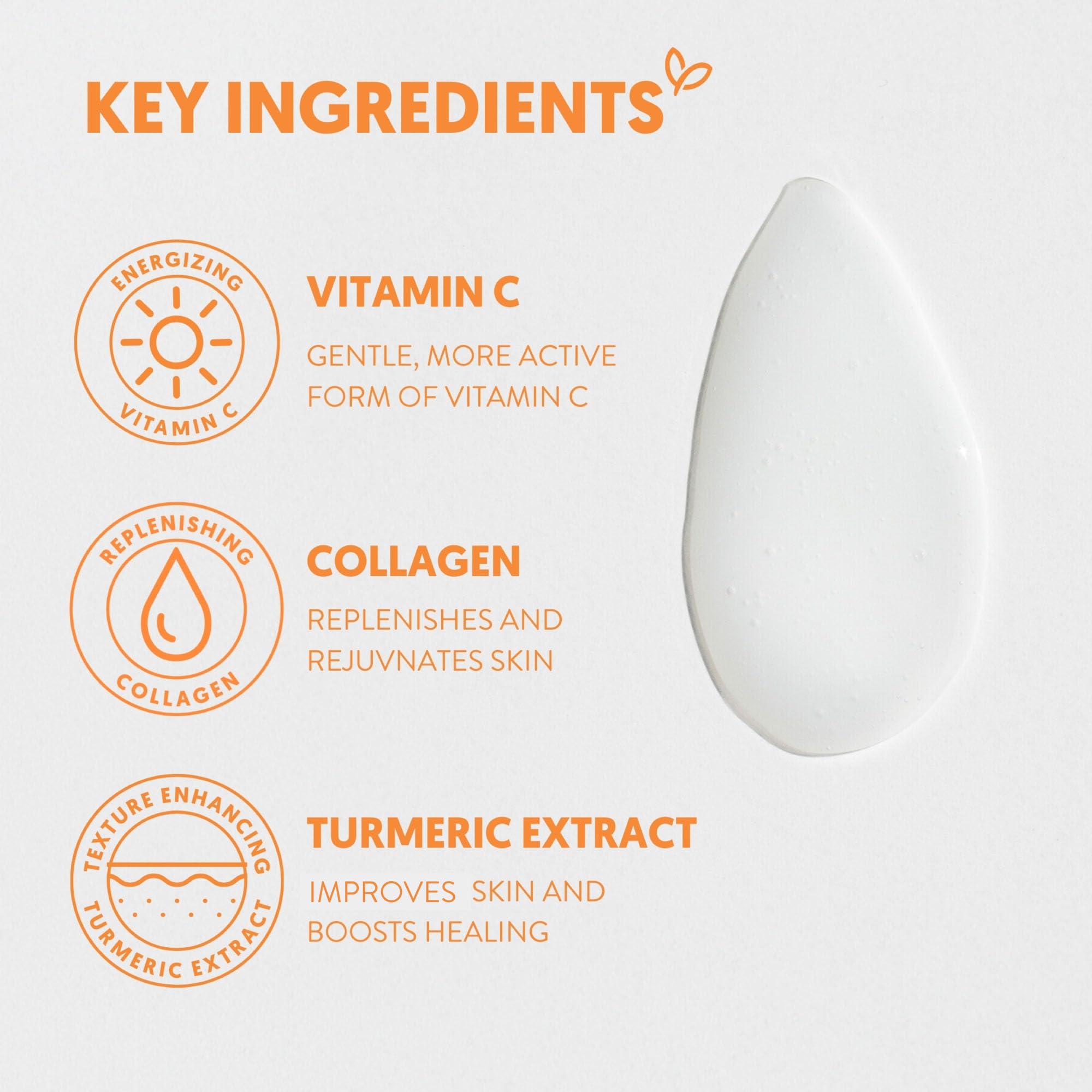 By Nature Vitamin C + Collagen Serum on night routine image for rested look.