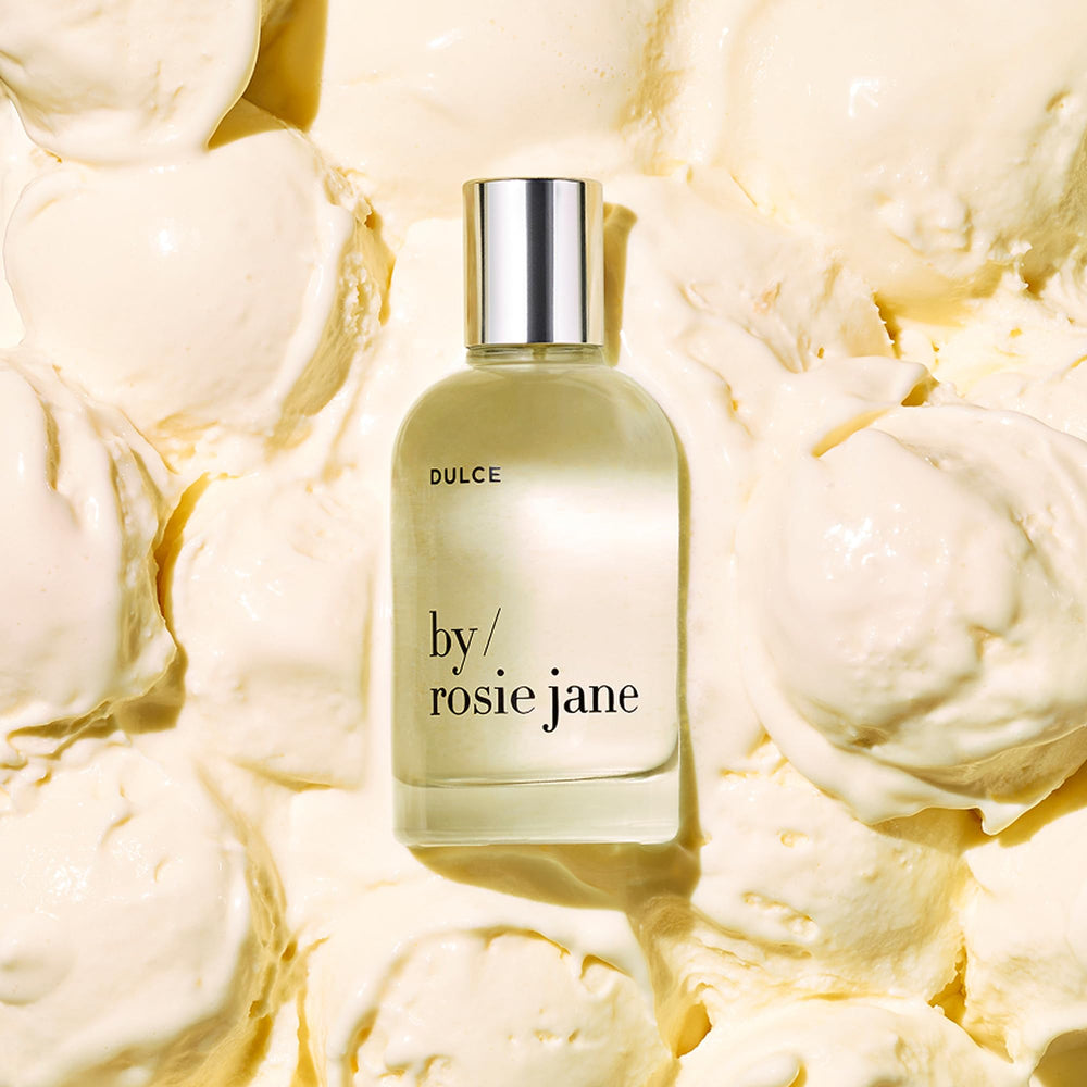 By Rosie Jane Dulce brown sugar swirls evoke cozy, inviting scent profile.