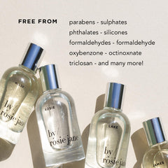 By Rosie Jane Dulce packaging close up showing clean design