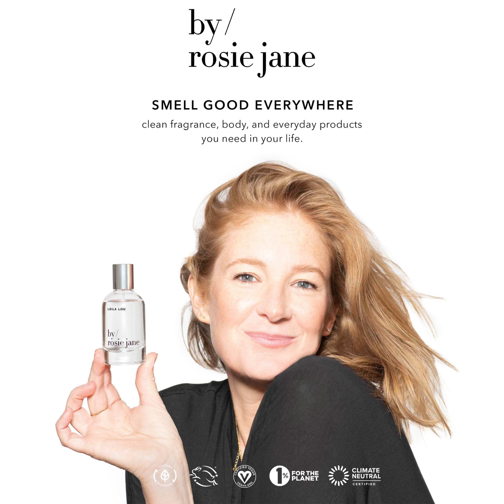 By Rosie Jane Missy cruelty-free symbol communicates ethical beauty and guilt-free fragrance choice