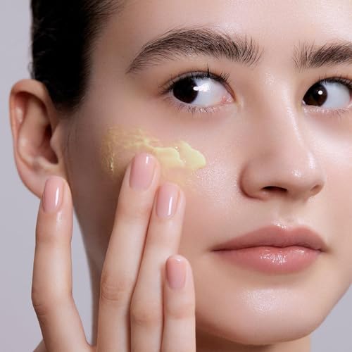 BY WISHTREND Vitamin A-mazing Bakuchiol Night Cream swirl on skin suggests smoothing overnight results.
