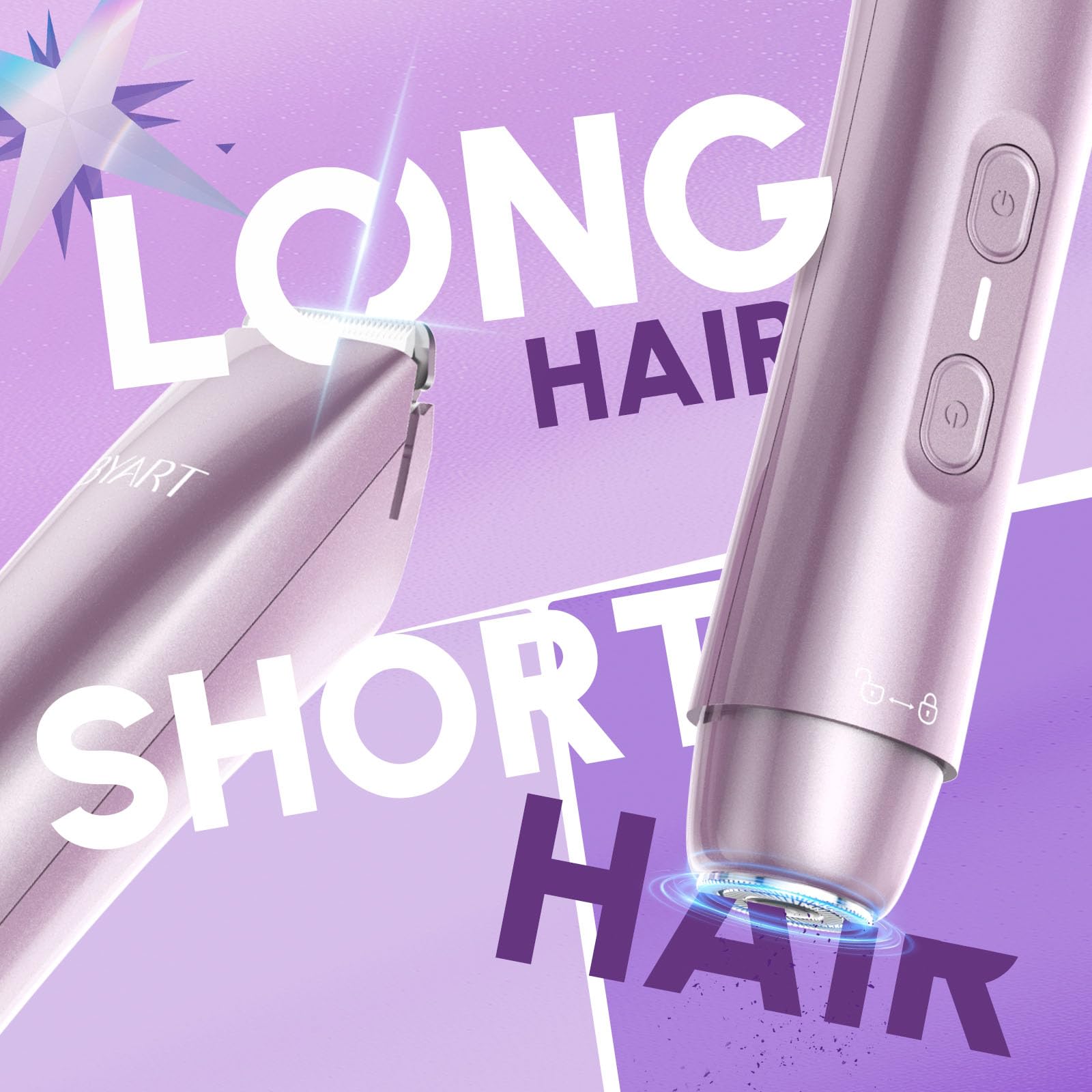 BYART-ceramic-blade-closeup-pink highlights gentle ceramic blade for sensitive skin.