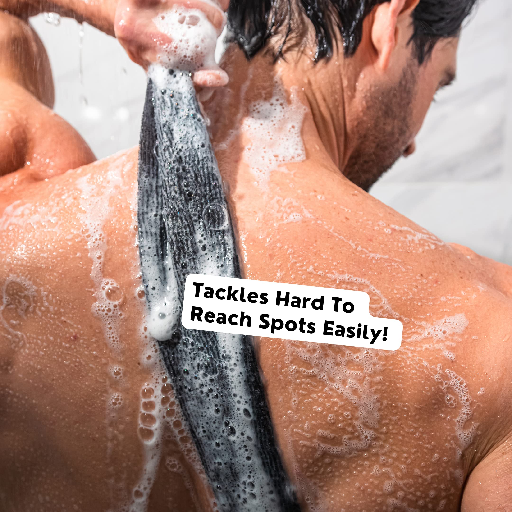 Bye Bye Loofah quick-drying fibers stay fresh between showers.