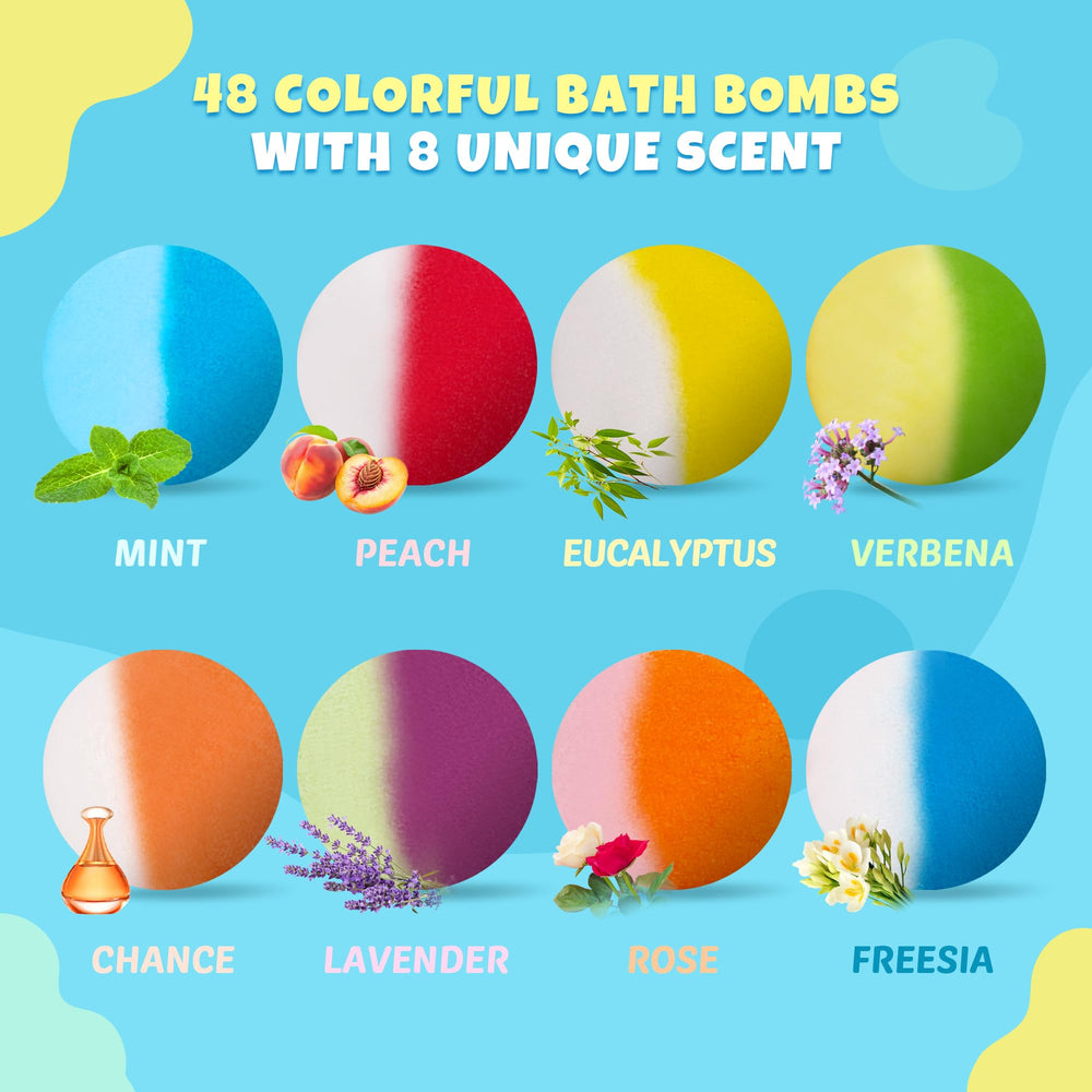 BYGGVIR bath bombs create bubbly color-changing water for visual delight