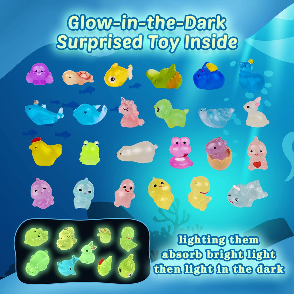 BYGGVIR bath bombs with glow-in-the-dark toy inside for bath-time surprise