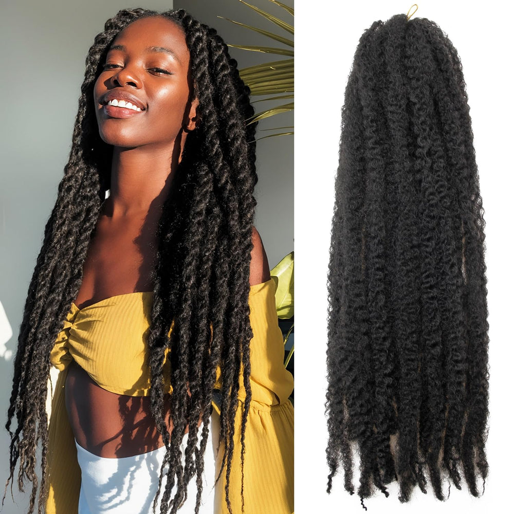BYKSVIOC Marley Twist hair 8-pack packaging highlights full, fluffy volume for any braid style.