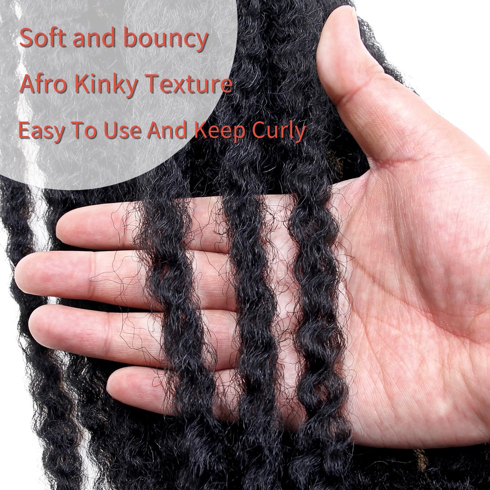 BYKSVIOC Marley Twist hair full fluffy look provides exceptional body for updos.