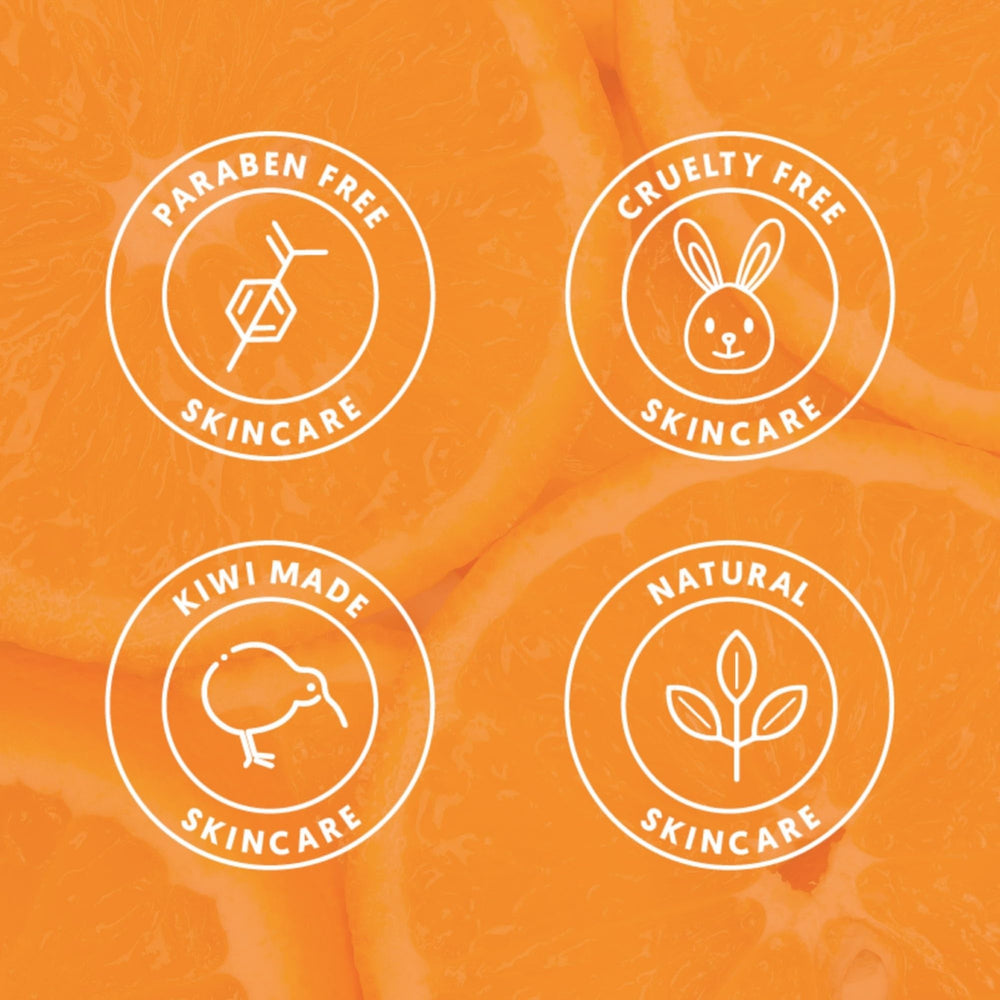 By Nature Brightening Face Oil before-after-glow hints subtle luminosity.