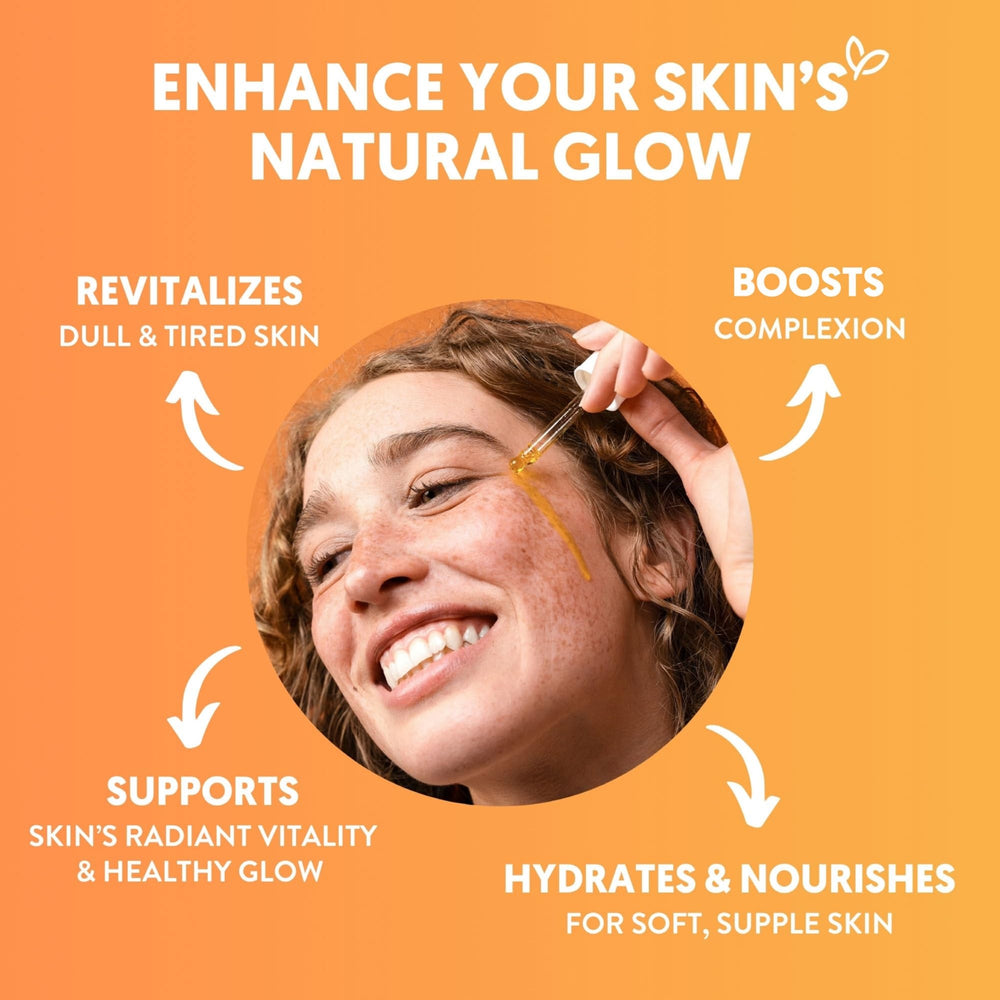 By Nature Brightening Face Oil vitamin-c-label-closeup communicates vitamin C enrichment.