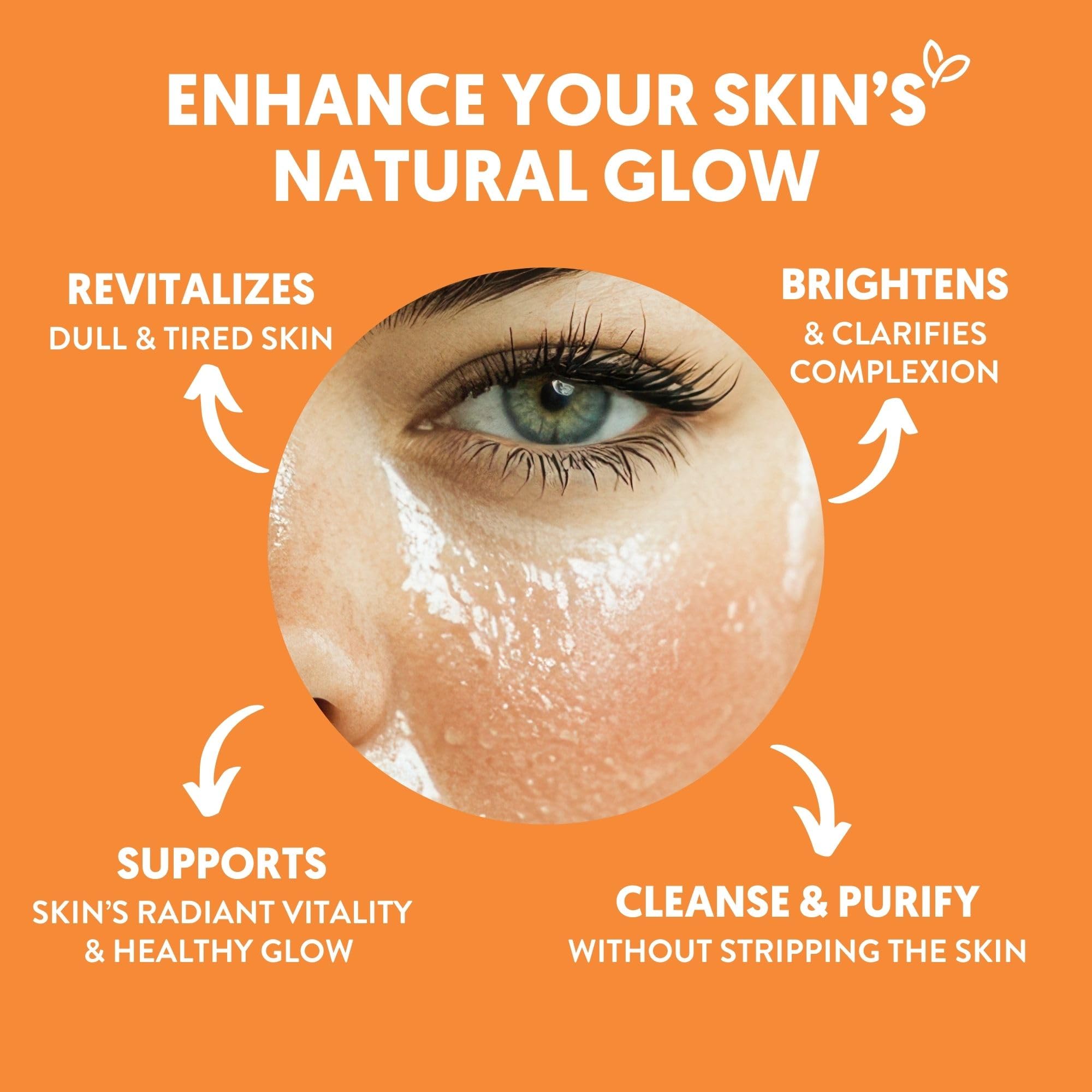By Nature Vitamin C Turmeric Gel Cleanser hyaluronic acid hydration boosts moisture