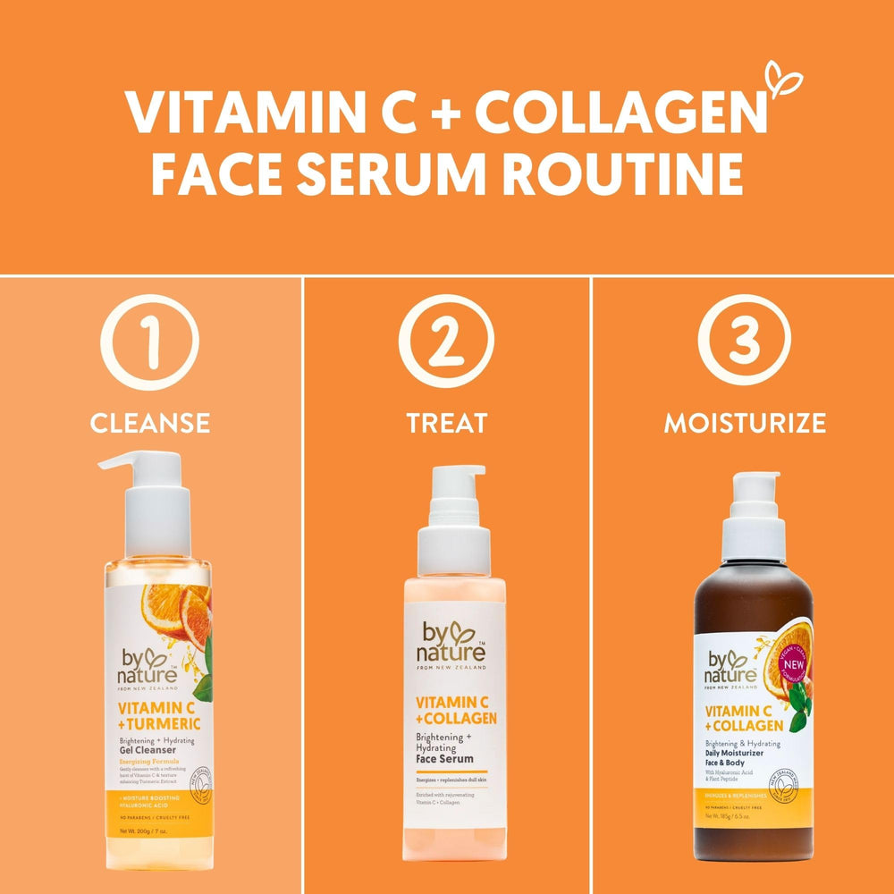 By Nature Vitamin C Turmeric Gel Cleanser texture shows gel-to-foam during usage