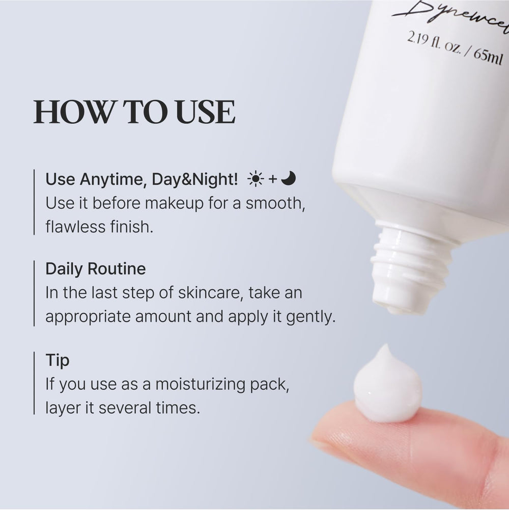 BYNEWCELL Cica Face Moisturizer day and night routine scene with calm balanced skin