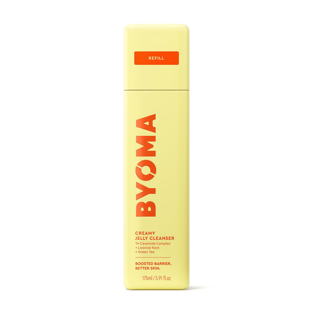 BYOMA creamy jelly cleanser refill pack for easy planet-friendly restock