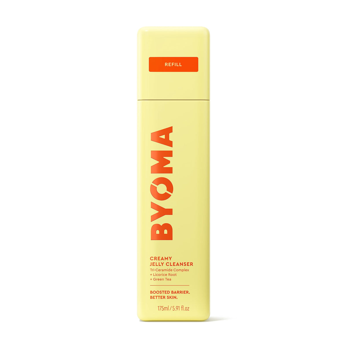 BYOMA creamy jelly cleanser refill pack for easy planet-friendly restock