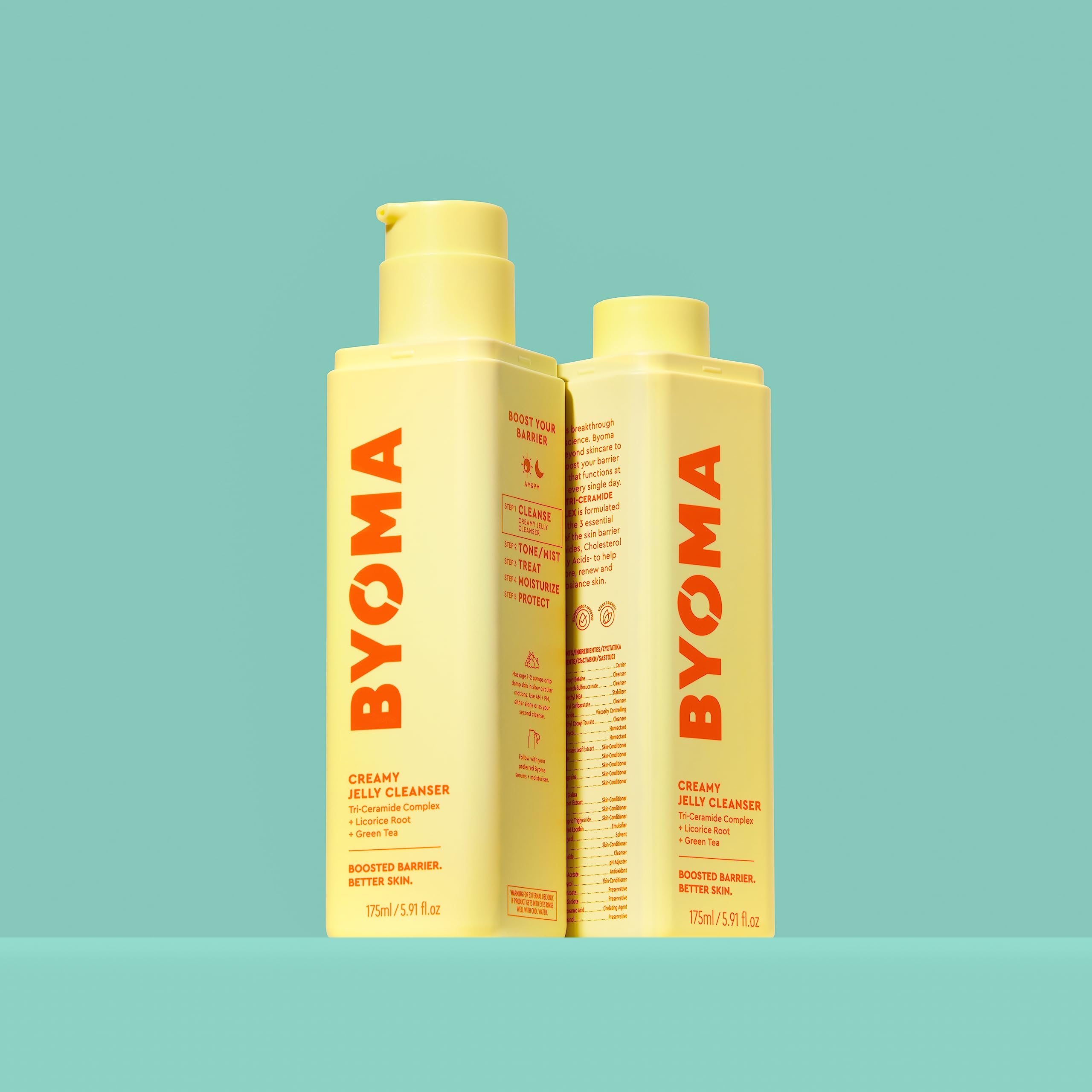 BYOMA licorice root and green tea extracts for antioxidant nourishment and brightening