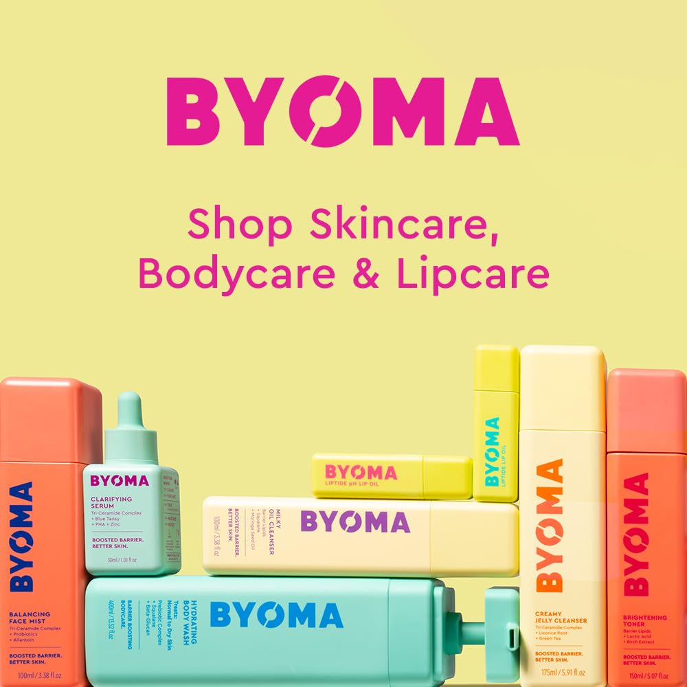 BYOMA nighttime bathroom scene showing calming evening routine benefit