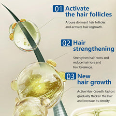 BYXE scalp-stimulation roll-on glide demonstrates targeted treatment for follicle activation.