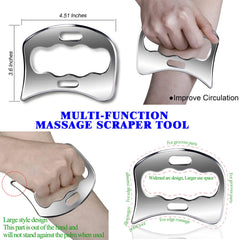 BYYDDIY B-shaped Gua Sha for face and small joints with targeted muscle relief