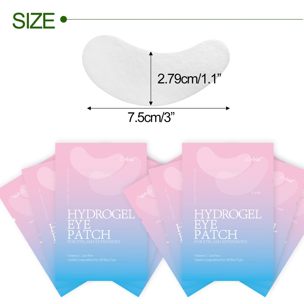 C. ARTIST eye patches on model demonstrate secure grip with minimal residue