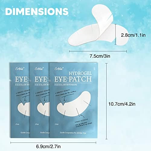 C. ARTIST moisturizing eye patches stay in place during treatments