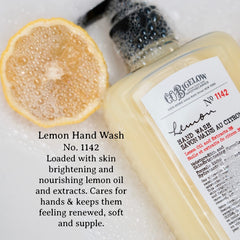 Lemon Body Lotion pump bottle by C. O. Bigelow for fast-absorbing hydration.
