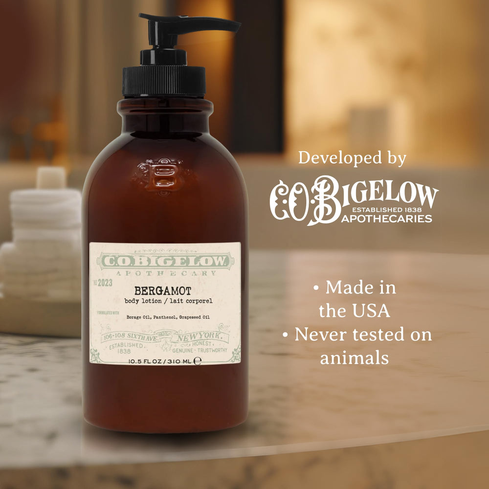 Bergamot collection packaging emphasizing premium USA-made design.