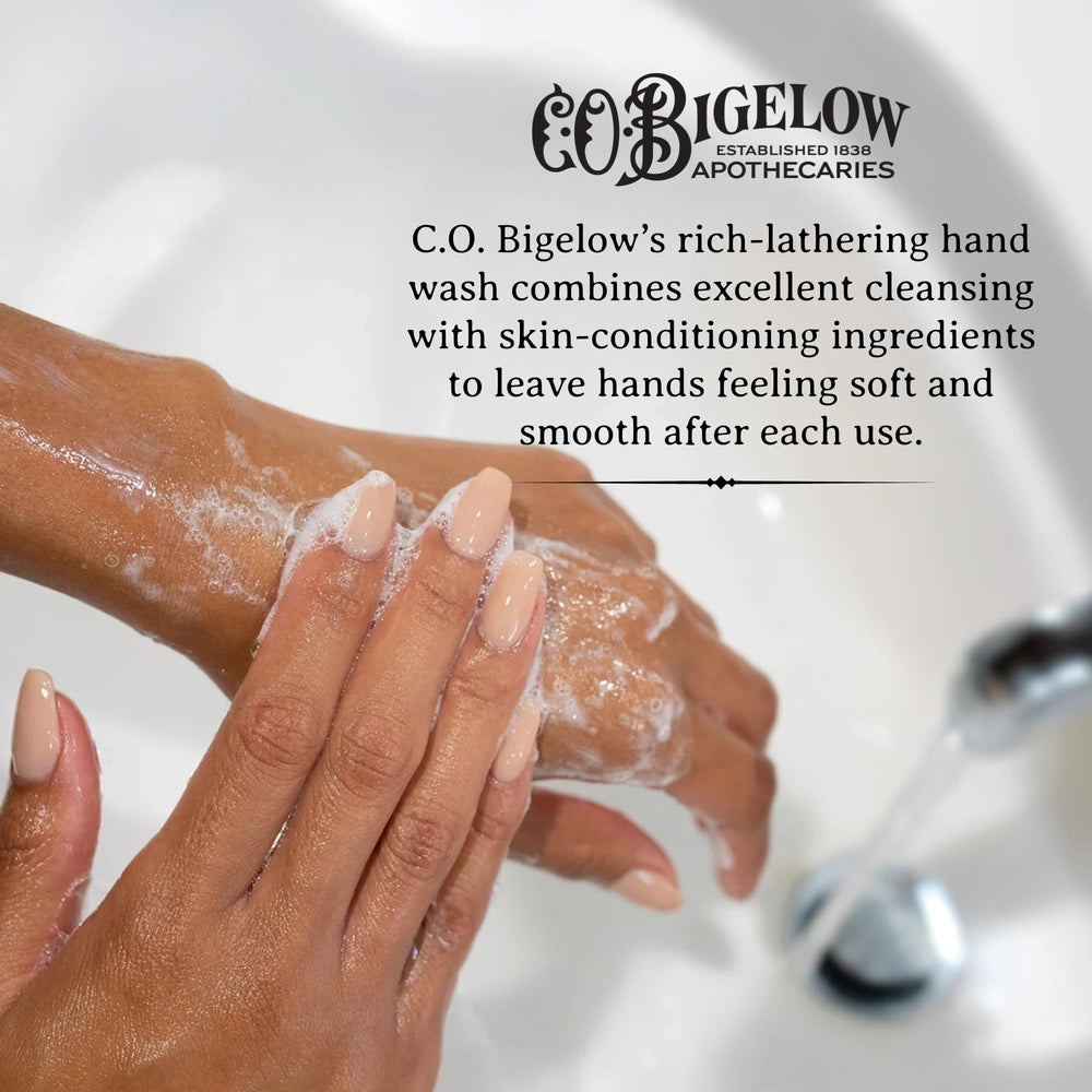 C. O. Bigelow Bergamot Hand Wash aroma-diffusion captures crisp citrus scent with bergamot.