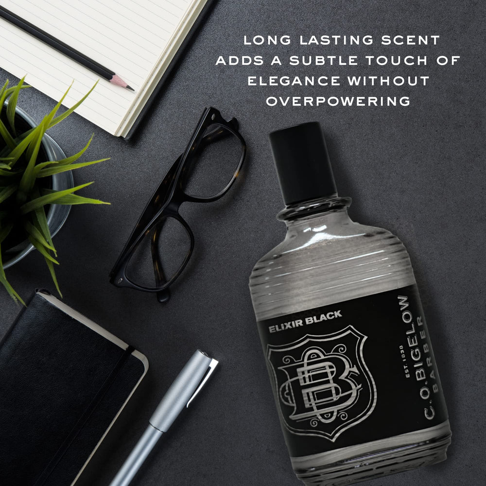 C. O. Bigelow Elixir Black amber-hues evoke warm, inviting evening fragrance.