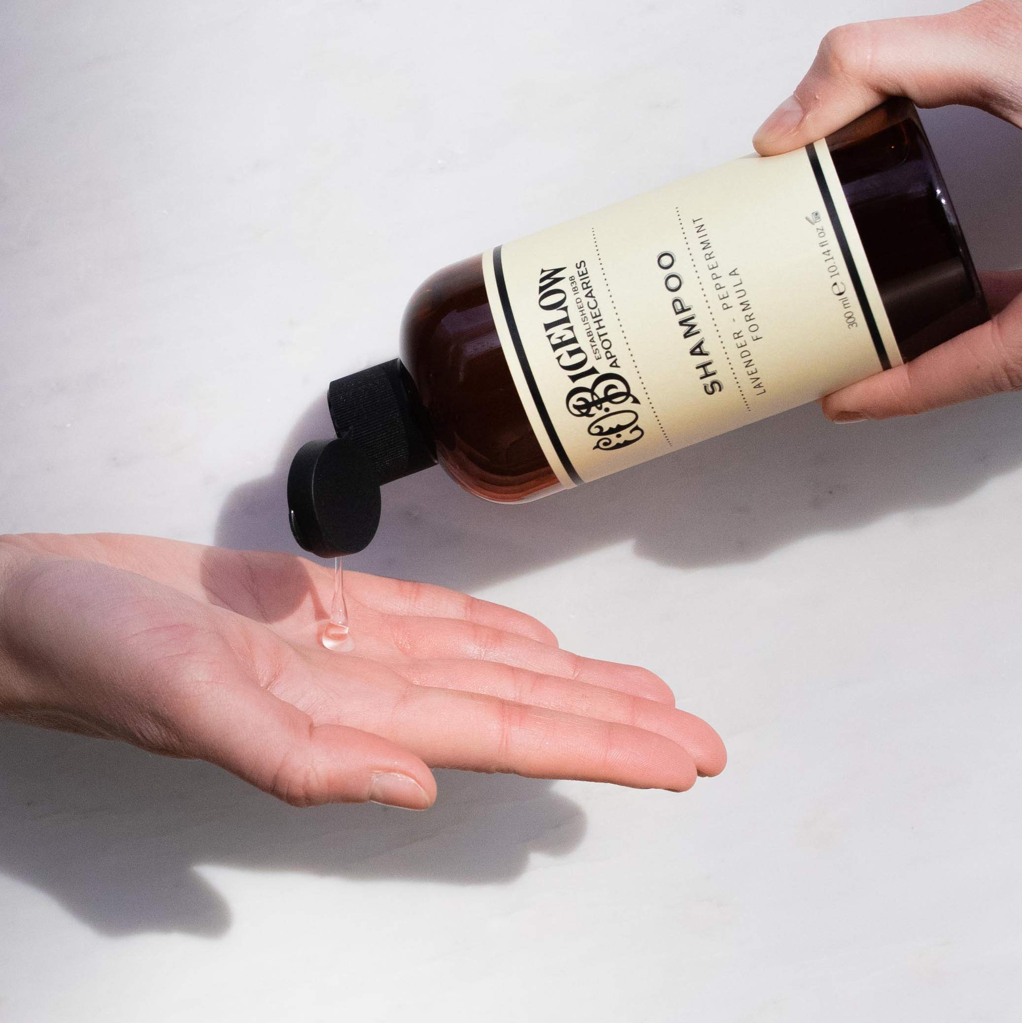 C.O. Bigelow Lavender Peppermint Shampoo ingredients highlight lavender and peppermint for balanced scalp.